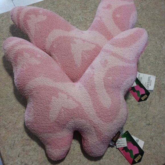 2 new Wicked movie Glinda butterfly pillows - Picture 1 of 2